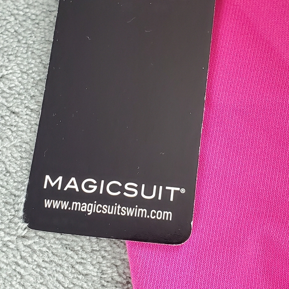 Magicsuit One Piece Swimsuit Womens 12 Hot Pink Black - Picture 10 of 12